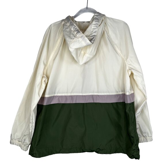 Madewell (Re)sourced Raincheck Packable Popover Rain Jacket Size Large - Picture 3 of 9